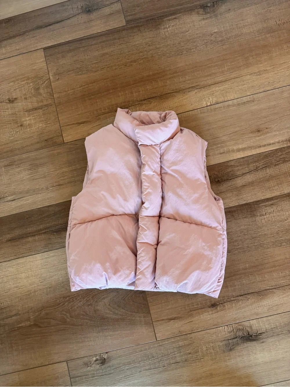 Zara Kids Puffer Vest - Light Pink